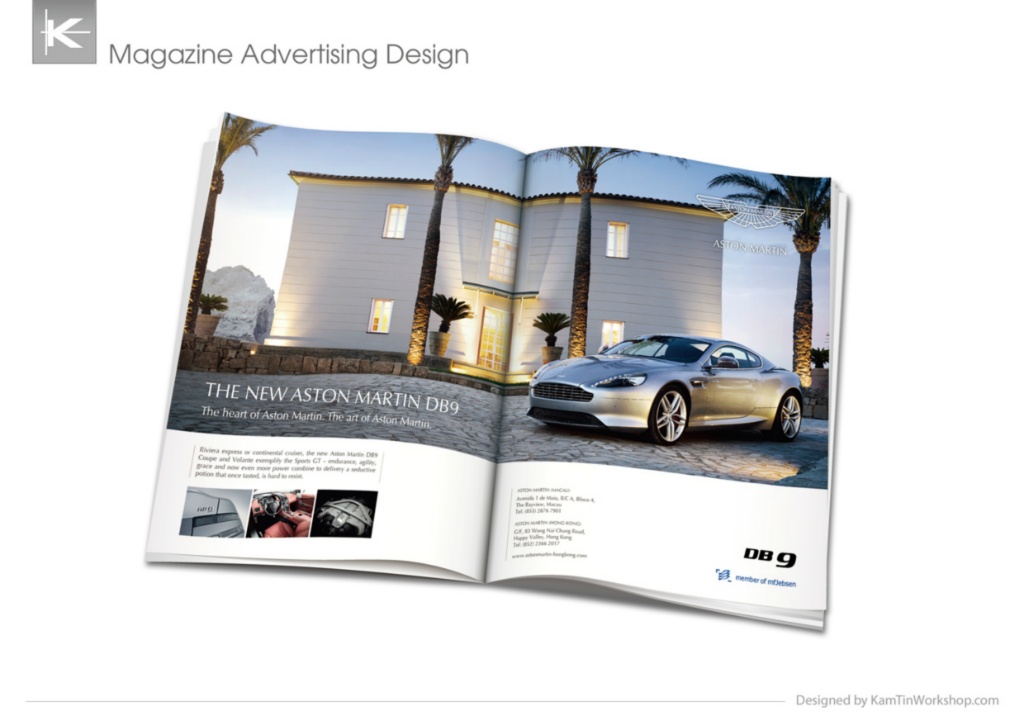 ASTON MARTIN  DB9 雜誌廣告